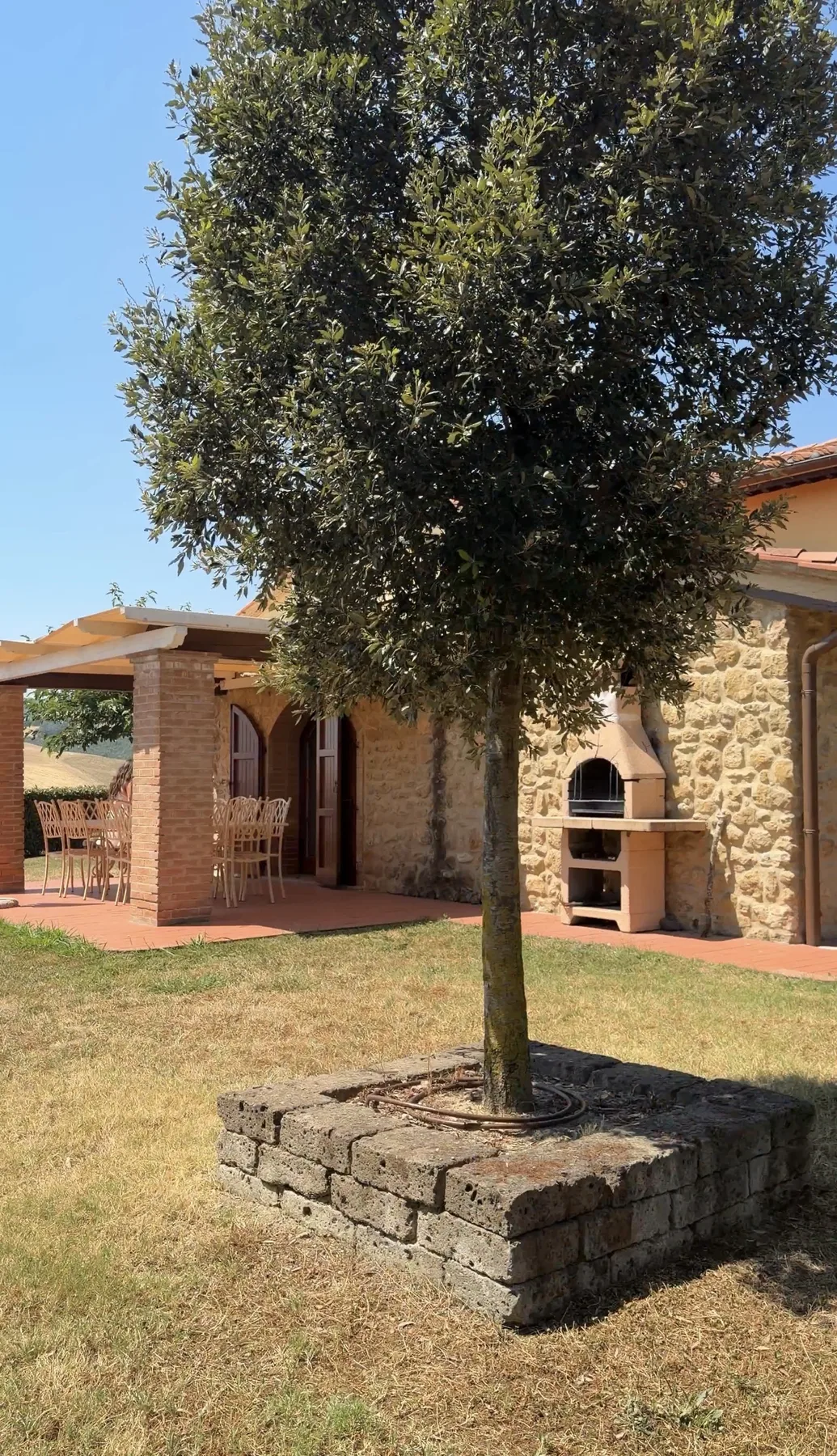 Espacio exterior de la villa