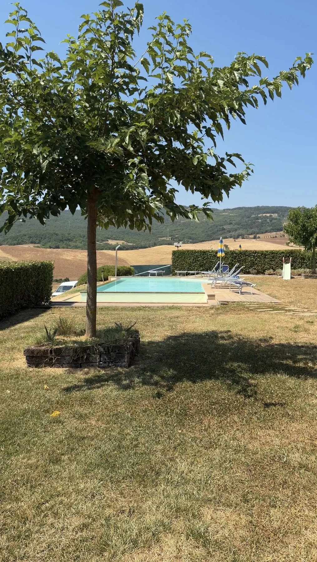 Entorno de la villa en la Toscana